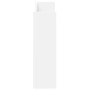 Zapatero de pared madera contrachapada blanco 80x18x60 cm