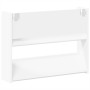 Zapatero de pared madera contrachapada blanco 80x18x60 cm