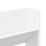 Zapatero de pared madera contrachapada blanco 80x18x60 cm
