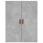Concrete gray plywood tall sideboard 69.5x34x180 cm by vidaXL, Sideboards - Ref: Foro24-3196047, Price: 129,02 €, Discount: %