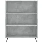 Concrete gray plywood tall sideboard 69.5x34x180 cm by vidaXL, Sideboards - Ref: Foro24-3196047, Price: 129,02 €, Discount: %