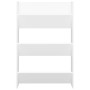Zapatero de pared madera contrachapada blanco 60x18x90 cm