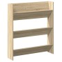 Zapatero de pared madera contrachapada roble Sonoma 80x18x90 cm