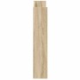 Zapatero de pared madera contrachapada roble Sonoma 80x18x90 cm