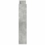 Zapatero de pared madera contrachapada gris hormigón 80x18x90cm