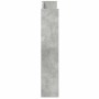 Zapateros de pared 2 uds contrachapada gris hormigón 80x18x90cm