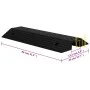 Bridge threshold ramp 2 pcs rubber 80x40x8 cm by vidaXL, Road and traffic signs - Ref: Foro24-150979, Price: 158,23 €, Discou...