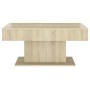 Mesa de centro madera contrachapada roble Sonoma 96x50x45 cm