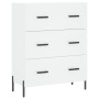 Tall white plywood sideboard 69.5x34x180 cm by vidaXL, Sideboards - Ref: Foro24-3198409, Price: 206,32 €, Discount: %