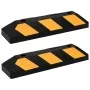 Reflective parking bumpers 2 units 56x15x10 cm by vidaXL, Parking signs and fords - Ref: Foro24-150982, Price: 52,49 €, Disco...