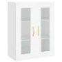 Hohes weißes Sperrholz-Sideboard 69,5 x 34 x 180 cm von vidaXL, Sideboards - Ref: Foro24-3198449, Preis: 175,83 €, Rabatt: %