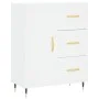 Hohes weißes Sperrholz-Sideboard 69,5 x 34 x 180 cm von vidaXL, Sideboards - Ref: Foro24-3198449, Preis: 175,83 €, Rabatt: %