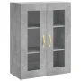 Concrete gray plywood tall sideboard 69.5x34x180 cm by vidaXL, Sideboards - Ref: Foro24-3198453, Price: 170,48 €, Discount: %