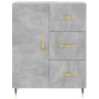 Hohes Sideboard aus betongrauem Sperrholz, 69,5 x 34 x 180 cm von vidaXL, Sideboards - Ref: Foro24-3198453, Preis: 172,74 €, ...