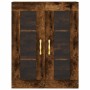 Hohes Sideboard aus geräuchertem Eichensperrholz, 69,5 x 34 x 180 cm von vidaXL, Sideboards - Ref: Foro24-3198454, Preis: 172...