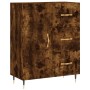Hohes Sideboard aus geräuchertem Eichensperrholz, 69,5 x 34 x 180 cm von vidaXL, Sideboards - Ref: Foro24-3198454, Preis: 172...