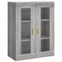 Aparador alto madera contrachapada gris sonoma 69,5x34x180 cm de vidaXL, Aparadores - Ref: Foro24-3198455, Precio: 168,89 €, ...