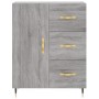 Aparador alto madera contrachapada gris sonoma 69,5x34x180 cm de vidaXL, Aparadores - Ref: Foro24-3198455, Precio: 178,15 €, ...