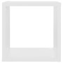 Estantes cubo de pared 4 unidades blanco 26x15x26 cm