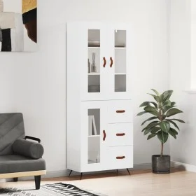 Aparador alto madera contrachapada blanco 69,5x34x180 cm von vidaXL, Sideboards - Ref: Foro24-3198569, Preis: 172,67 €, Rabat...