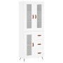 Aparador alto madera contrachapada blanco 69,5x34x180 cm by vidaXL, Sideboards - Ref: Foro24-3198569, Price: 182,26 €, Discou...