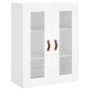 Aparador alto madera contrachapada blanco 69,5x34x180 cm by vidaXL, Sideboards - Ref: Foro24-3198569, Price: 182,26 €, Discou...