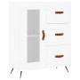 Aparador alto madera contrachapada blanco 69,5x34x180 cm by vidaXL, Sideboards - Ref: Foro24-3198569, Price: 182,26 €, Discou...