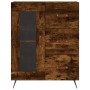 Aparador alto madera contrachapada roble ahumado 69,5x34x180 cm by vidaXL, Sideboards - Ref: Foro24-3198574, Price: 168,83 €,...