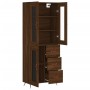 Aparador alto madera contrachapada marrón roble 69,5x34x180 cm von vidaXL, Sideboards - Ref: Foro24-3198576, Preis: 181,85 €,...