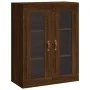 Aparador alto madera contrachapada marrón roble 69,5x34x180 cm by vidaXL, Sideboards - Ref: Foro24-3198576, Price: 179,41 €, ...