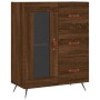 Aparador alto madera contrachapada marrón roble 69,5x34x180 cm von vidaXL, Sideboards - Ref: Foro24-3198576, Preis: 181,85 €,...