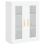 Aparador alto madera contrachapada blanco 69,5x34x180 cm de vidaXL, Aparadores - Ref: Foro24-3198577, Precio: 185,66 €, Descu...