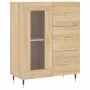 Hohes Sideboard aus eichenfarbenem Sperrholz, 69,5 x 34 x 180 cm von vidaXL, Sideboards - Ref: Foro24-3198580, Preis: 172,47 ...