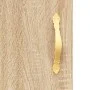 Aparador alto madera contrachapada color roble 69,5x34x180 cm de vidaXL, Aparadores - Ref: Foro24-3198580, Precio: 172,46 €, ...