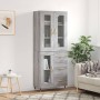 Hohes Sideboard aus sonomagrauem Sperrholz, 69,5 x 34 x 180 cm von vidaXL, Sideboards - Ref: Foro24-3198583, Preis: 171,23 €,...