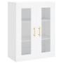 Aparador alto madera contrachapada blanco 69,5x34x180 cm de vidaXL, Aparadores - Ref: Foro24-3198585, Precio: 200,24 €, Descu...
