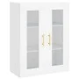 Hohes weißes Sperrholz-Sideboard 69,5 x 34 x 180 cm von vidaXL, Sideboards - Ref: Foro24-3198585, Preis: 185,51 €, Rabatt: %