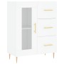 Aparador alto madera contrachapada blanco 69,5x34x180 cm de vidaXL, Aparadores - Ref: Foro24-3198585, Precio: 200,24 €, Descu...