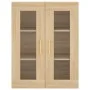 Aparador alto madera contrachapada color roble 69,5x34x180 cm by vidaXL, Sideboards - Ref: Foro24-3198588, Price: 170,40 €, D...