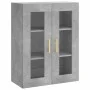 Concrete gray plywood tall sideboard 69.5x34x180 cm by vidaXL, Sideboards - Ref: Foro24-3198589, Price: 172,26 €, Discount: %