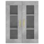 Concrete gray plywood tall sideboard 69.5x34x180 cm by vidaXL, Sideboards - Ref: Foro24-3198589, Price: 172,26 €, Discount: %