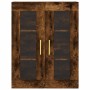 Aparador alto madera contrachapada roble ahumado 69,5x34x180 cm de vidaXL, Aparadores - Ref: Foro24-3198590, Precio: 182,40 €...