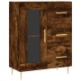 Hohes Sideboard aus geräuchertem Eichensperrholz, 69,5 x 34 x 180 cm von vidaXL, Sideboards - Ref: Foro24-3198590, Preis: 174...