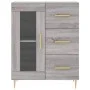 Hohes Sideboard aus sonomagrauem Sperrholz, 69,5 x 34 x 180 cm von vidaXL, Sideboards - Ref: Foro24-3198591, Preis: 177,56 €,...