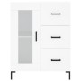 Aparador alto madera contrachapada blanco 69,5x34x180 cm de vidaXL, Aparadores - Ref: Foro24-3198593, Precio: 199,72 €, Descu...