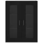Aparador alto madera contrachapada negro 69,5x34x180 cm de vidaXL, Aparadores - Ref: Foro24-3198594, Precio: 187,32 €, Descue...