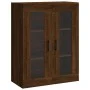 Hohes Sideboard aus braunem Eichensperrholz, 69,5 x 34 x 180 cm von vidaXL, Sideboards - Ref: Foro24-3198600, Preis: 180,48 €...