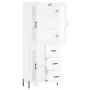 Tall white plywood sideboard 69.5x34x180 cm by vidaXL, Sideboards - Ref: Foro24-3198601, Price: 203,74 €, Discount: %