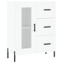 Hohes weißes Sperrholz-Sideboard 69,5 x 34 x 180 cm von vidaXL, Sideboards - Ref: Foro24-3198601, Preis: 203,74 €, Rabatt: %