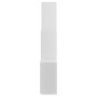 Estante de cubo de pared madera contrachapada blanco 78x15x93cm